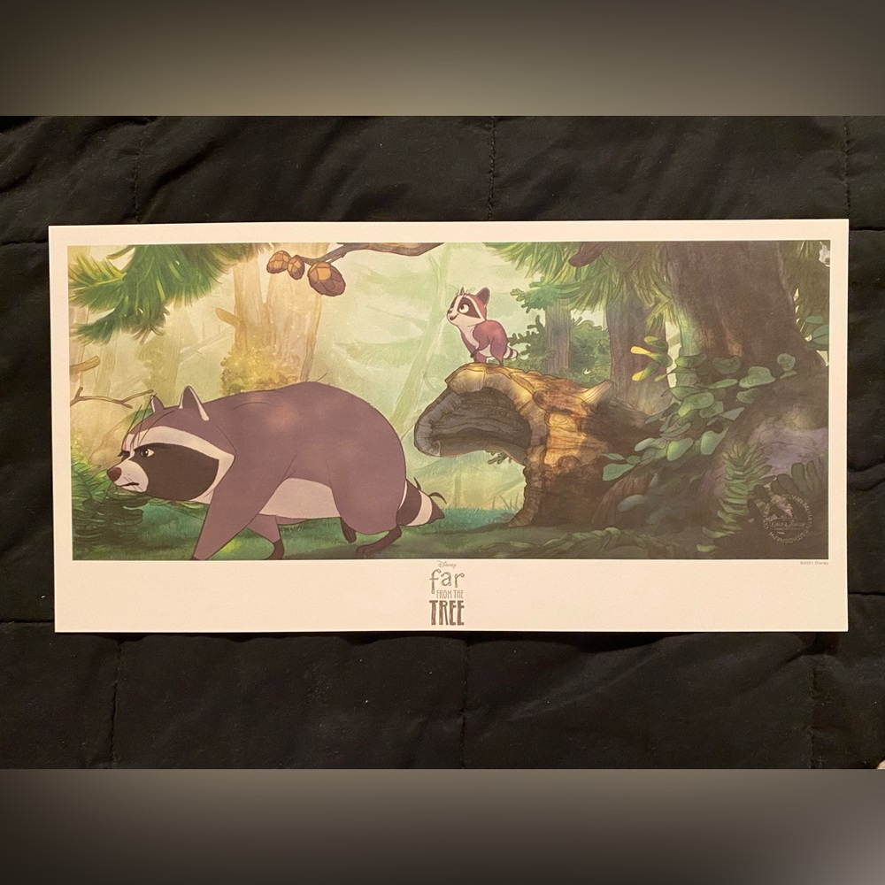 DISNEY 2021 Lithograph print - new - FAR FROM THE TREE - a WDAS short EXCLUSIVE